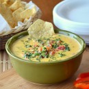 Cheesy Spinach and Bacon Nacho Dip for Grown Ups
