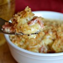 Applewood Bacon Macaroni and Cheese Paired with Mirassou Wine